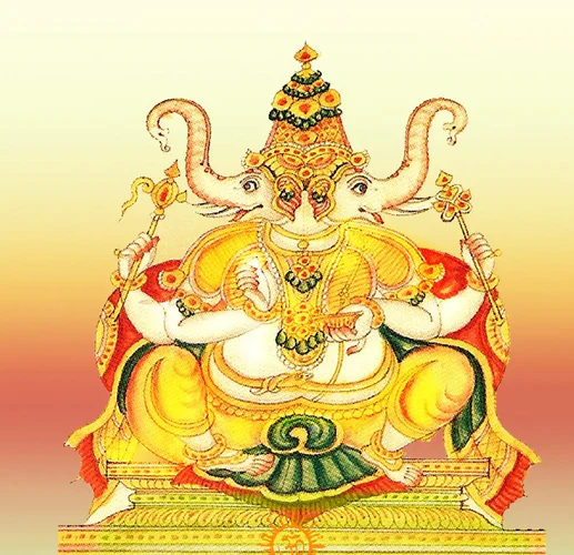 Dvimukha Ganapati 520x500